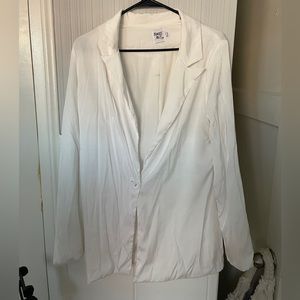 Princess Polly White Blazer | Size 8